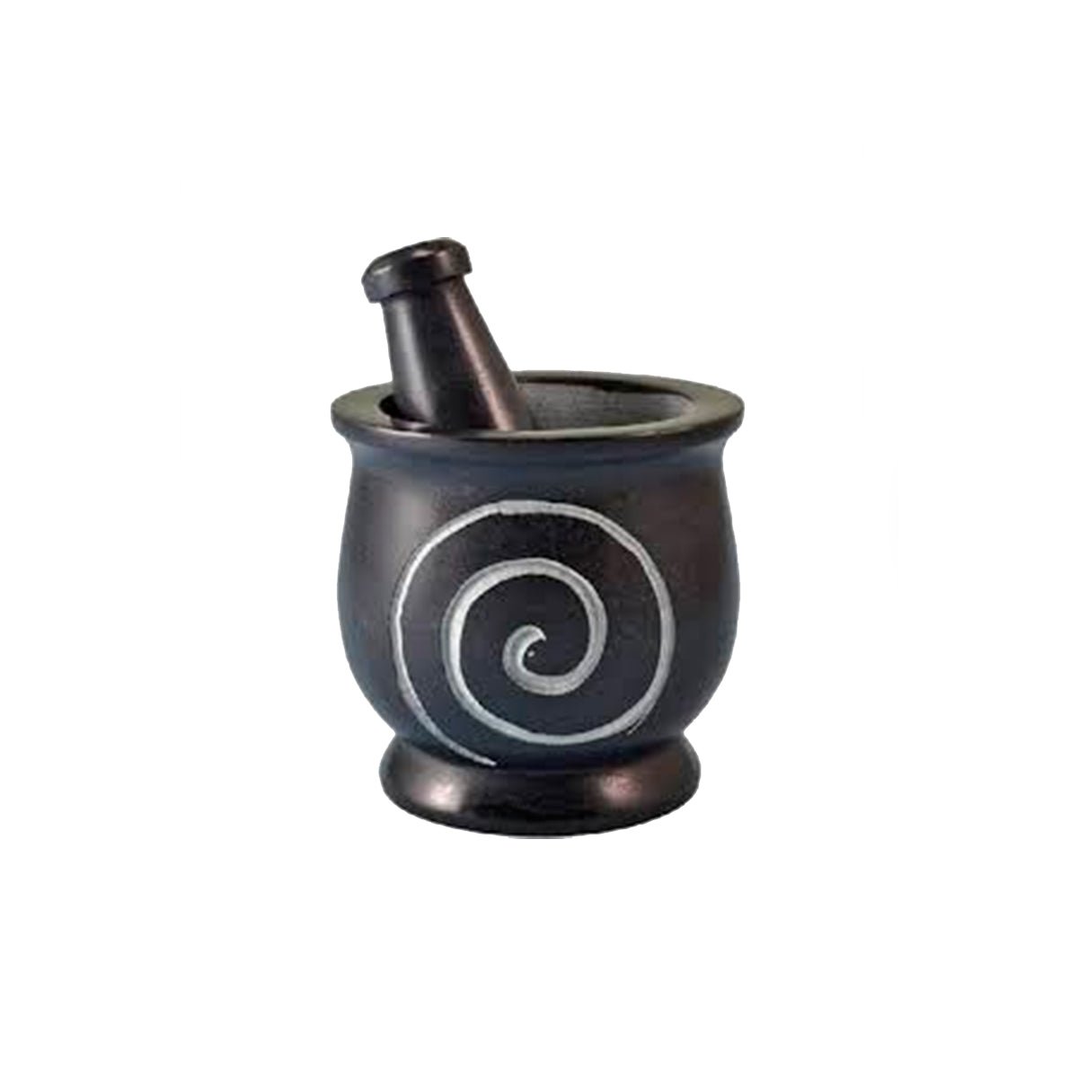 Soapstone Carved Mortar & Pestle