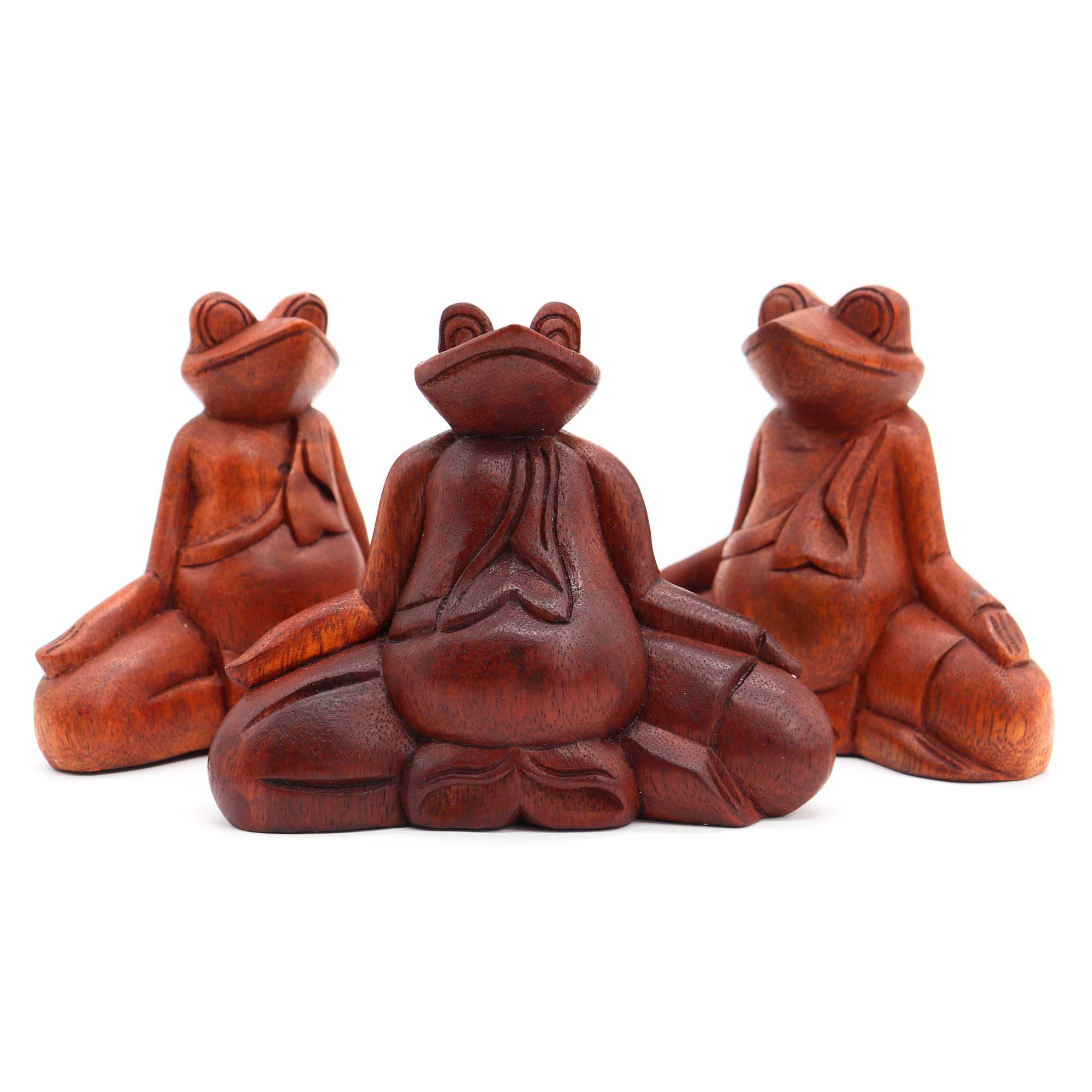 Meditation Frog Statue