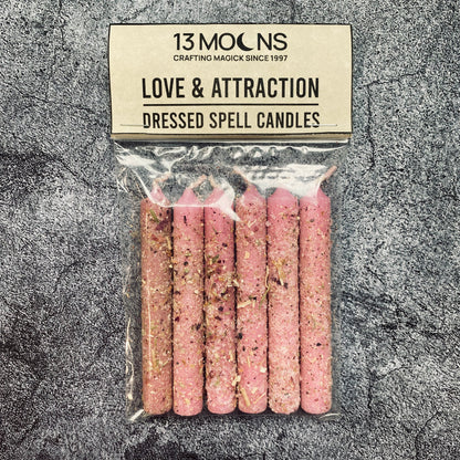 Love & Attaraction Dressed Spell Candles