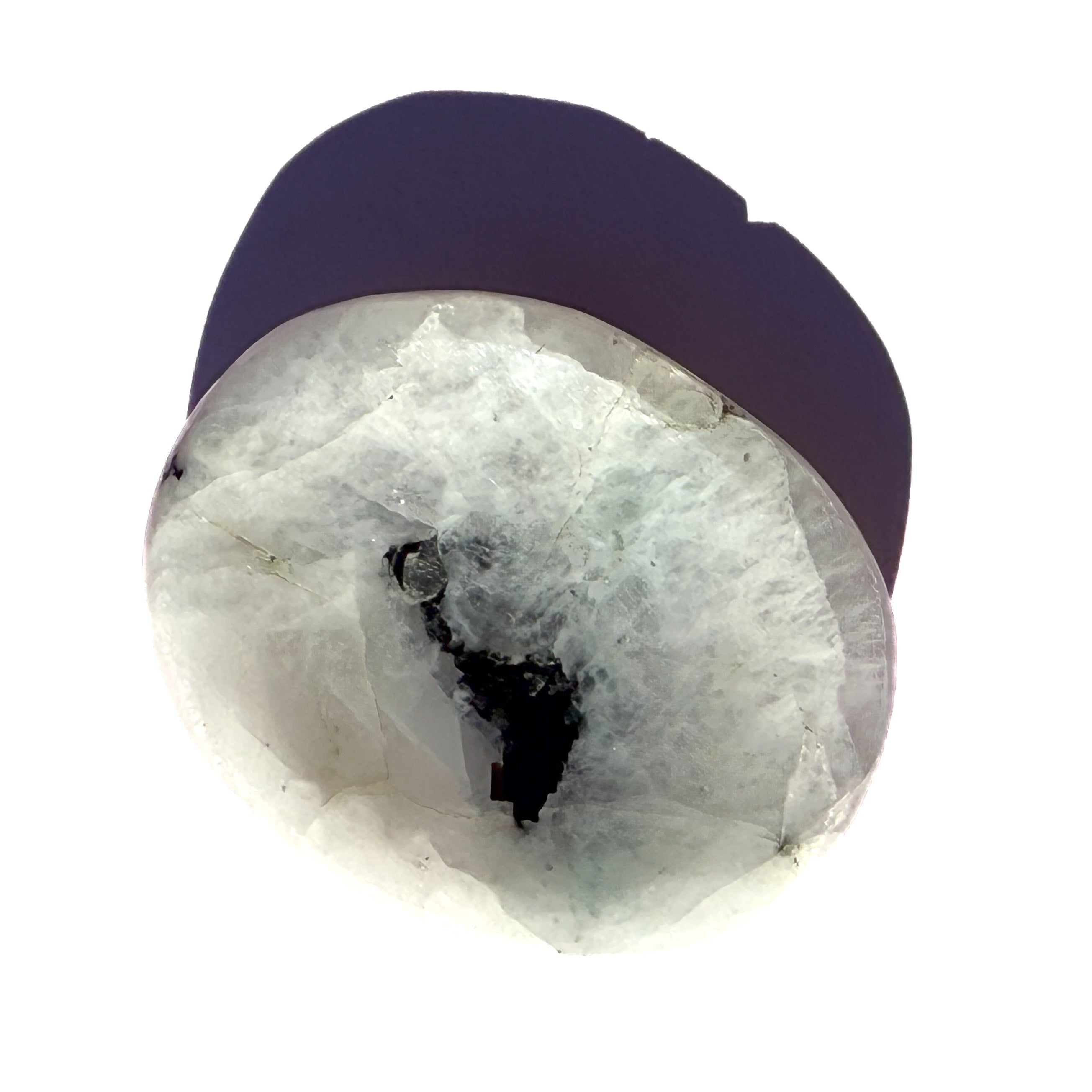 Rainbow Moonstone Worry Stone