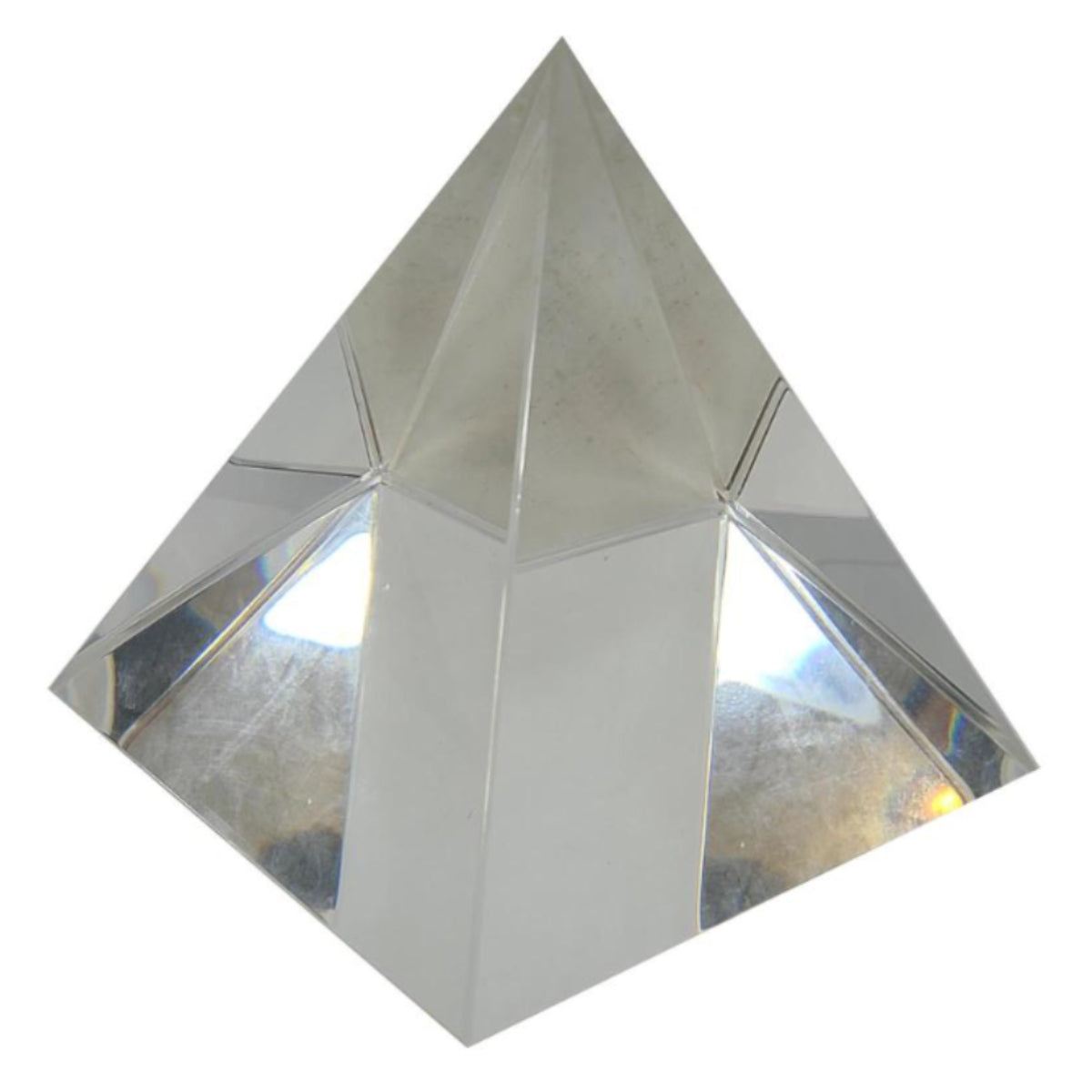 Clear Crystal Pyramid