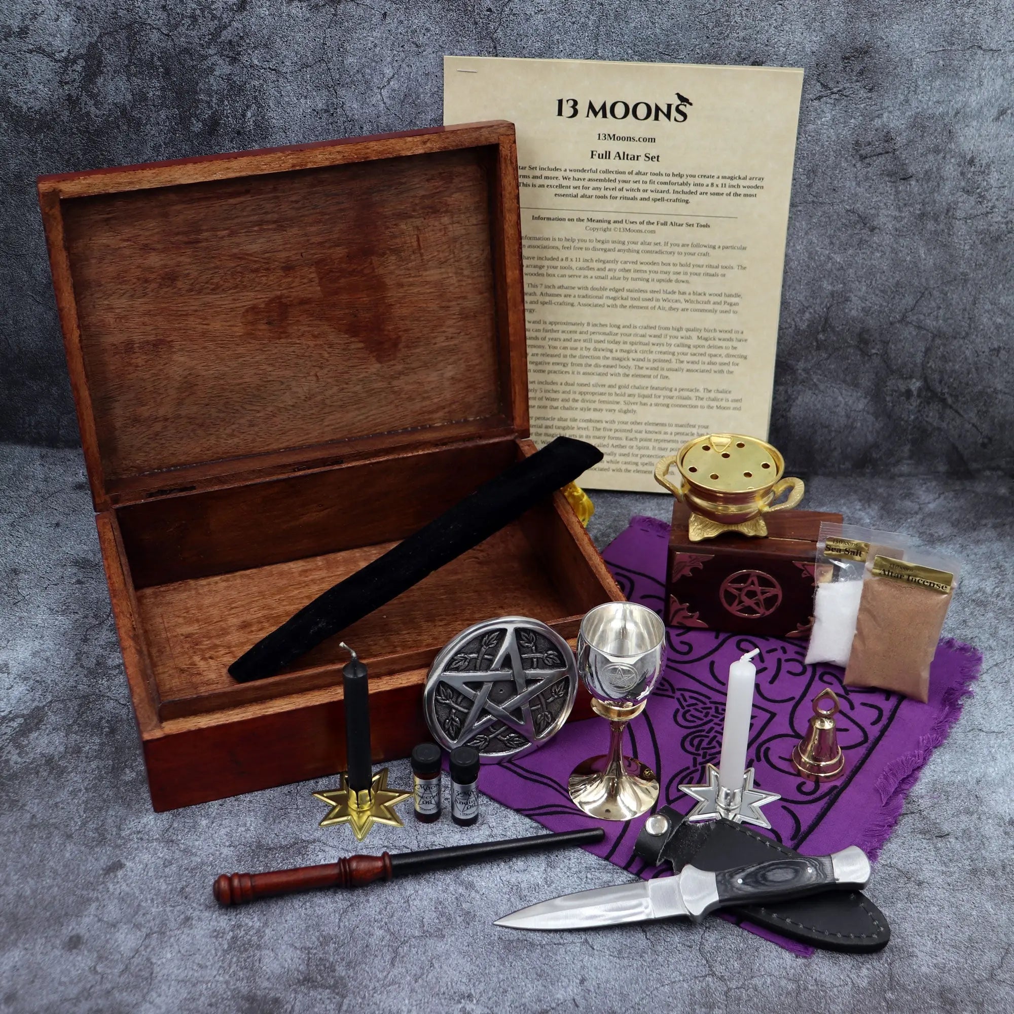 Moon Manifestation Antique Altar Set sold