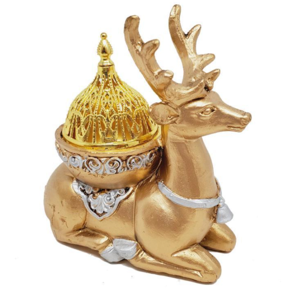 🎁 Gold Deer Incense Burner & Candleholder (100% off)