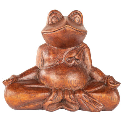 Meditation Frog Statue