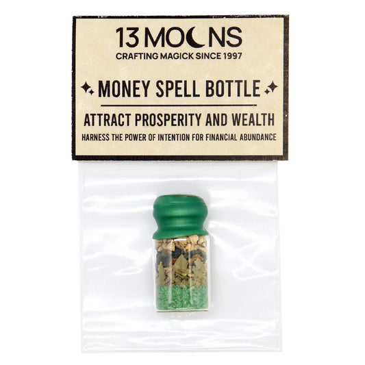 Money Spell Bottle: Attract Prosperity & Wealth