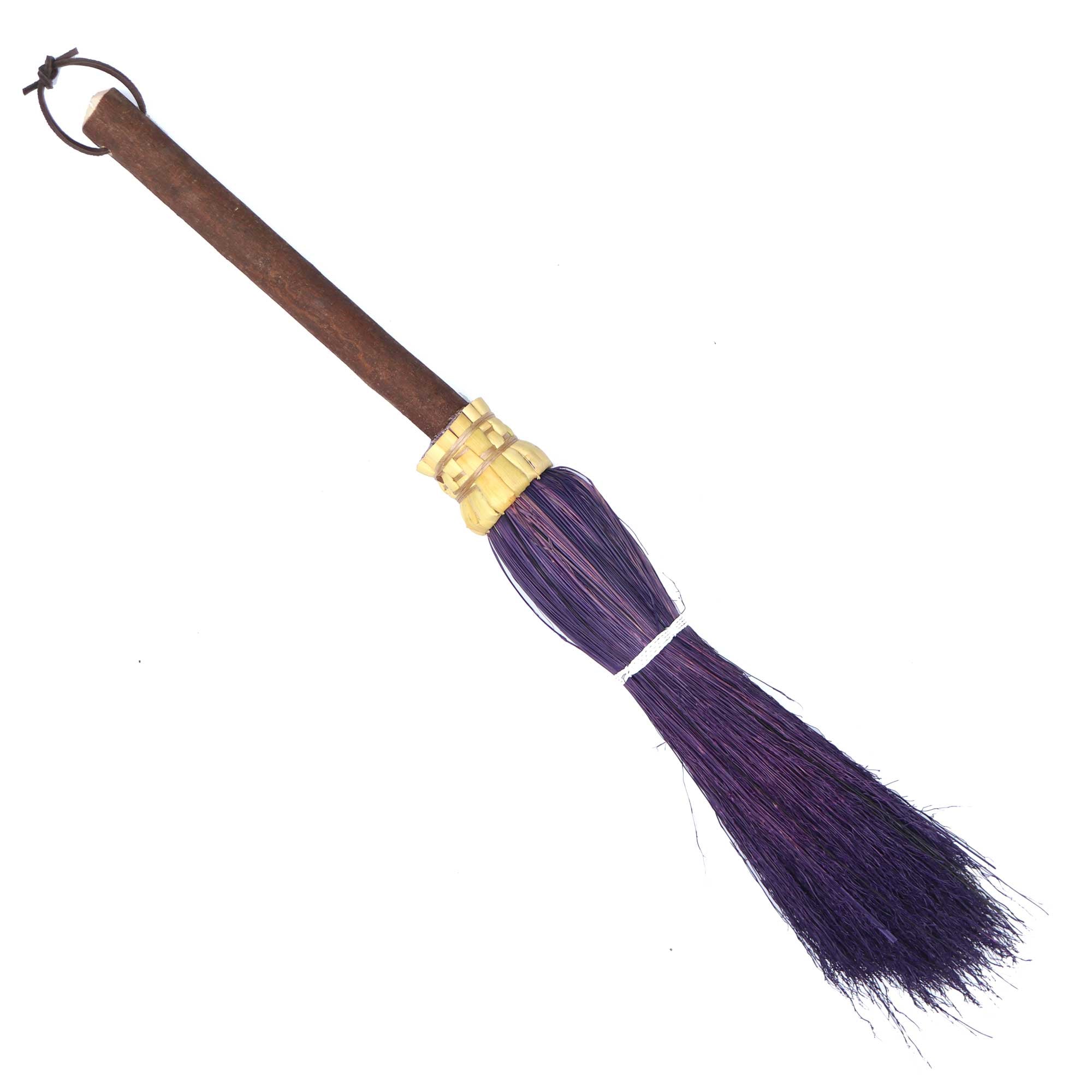 Purple Hearth Broom - 13 Moons