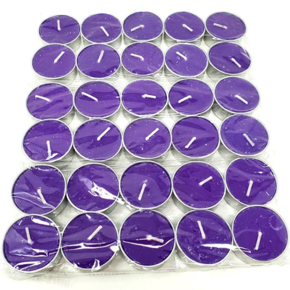 30 Purple Tea Lights from 13 Moons