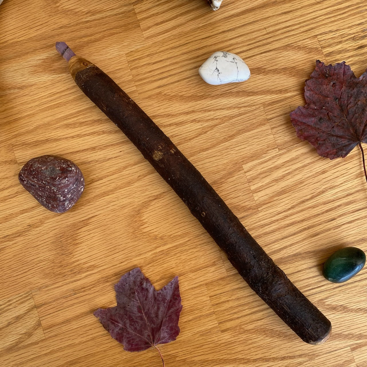 Rowan Wand with Point