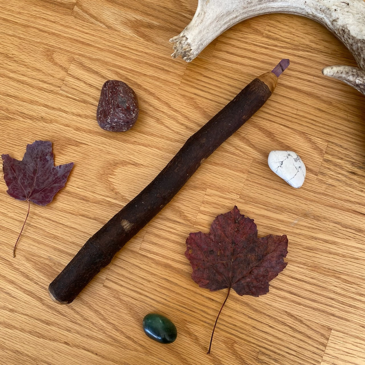 Rowan Wand with Point