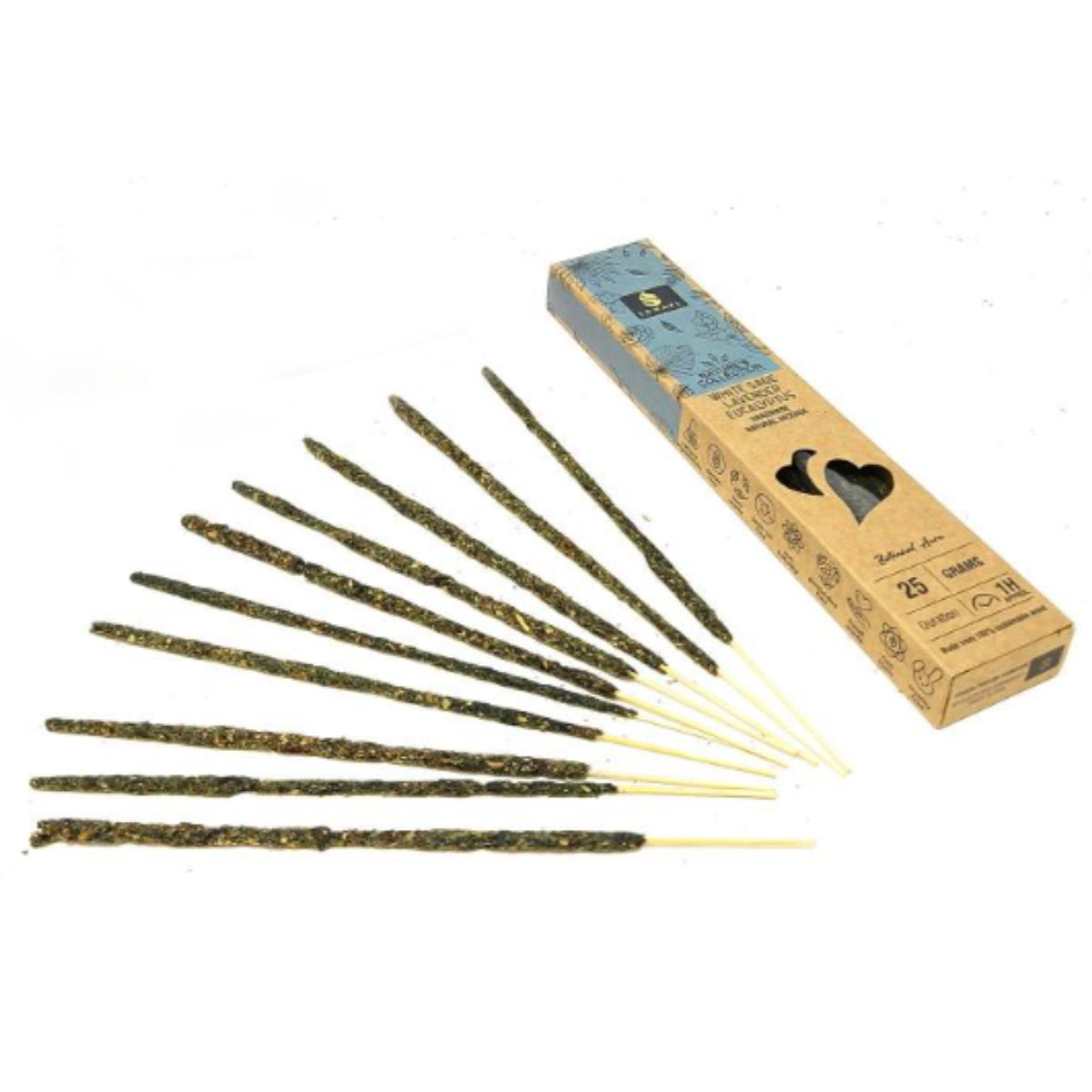 White Sage, Lavender & Eucalyptus Incense Sticks