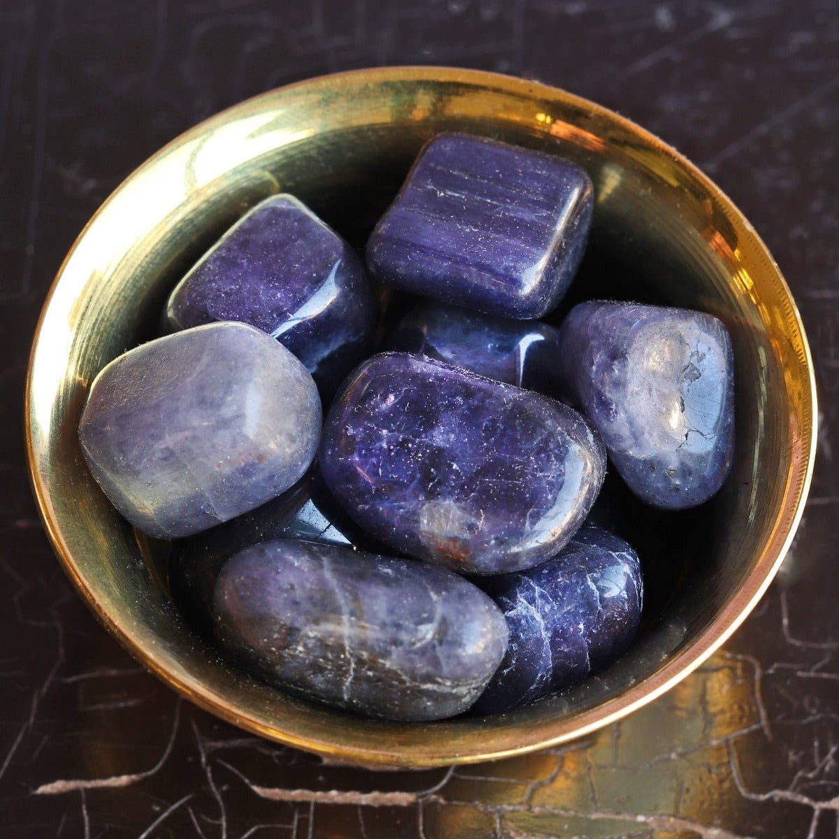 Purple iolite on sale