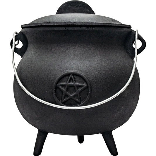 Potbelly Pentacle Cauldron, 8.5 inch - 13 Moons