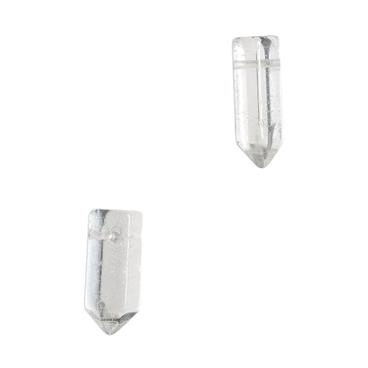 Quartz Crystal Point Bead 16mm - 13 Moons