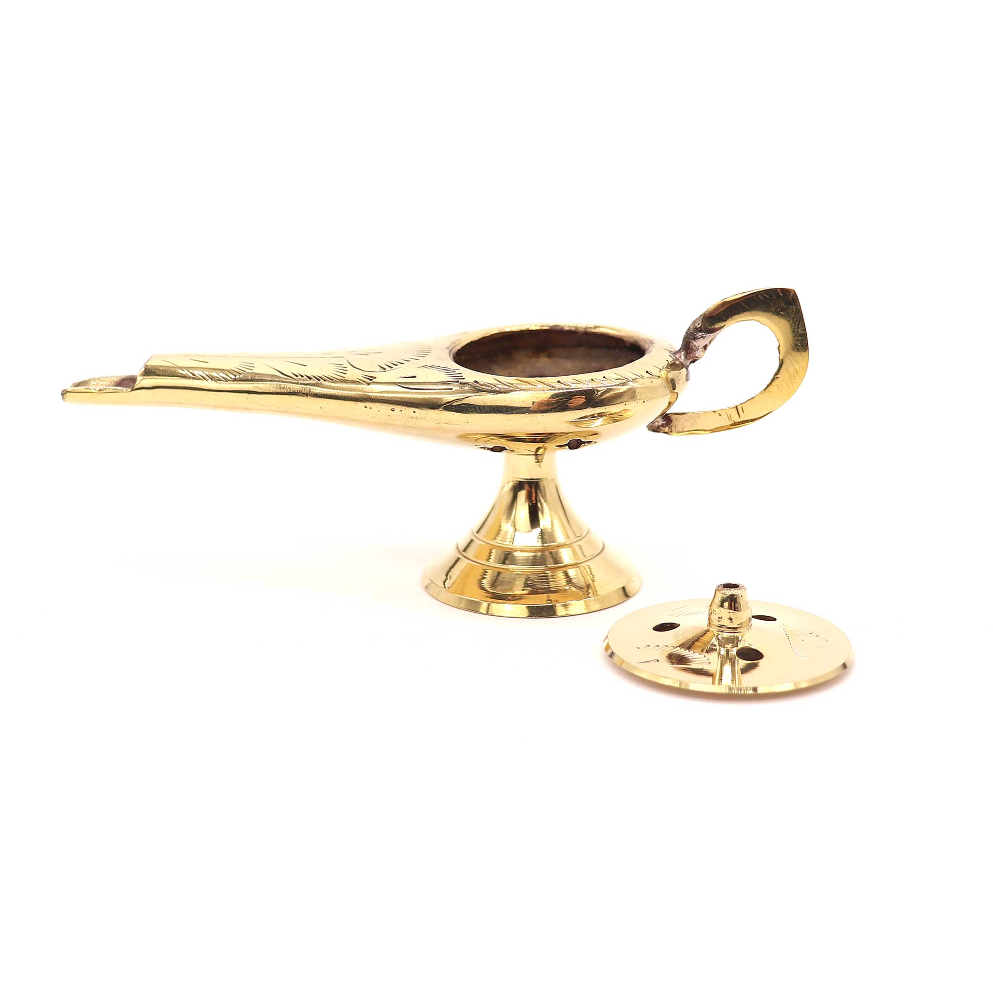 Brass Genie Lamp Incense Burner – Cloud Nine Shoppe