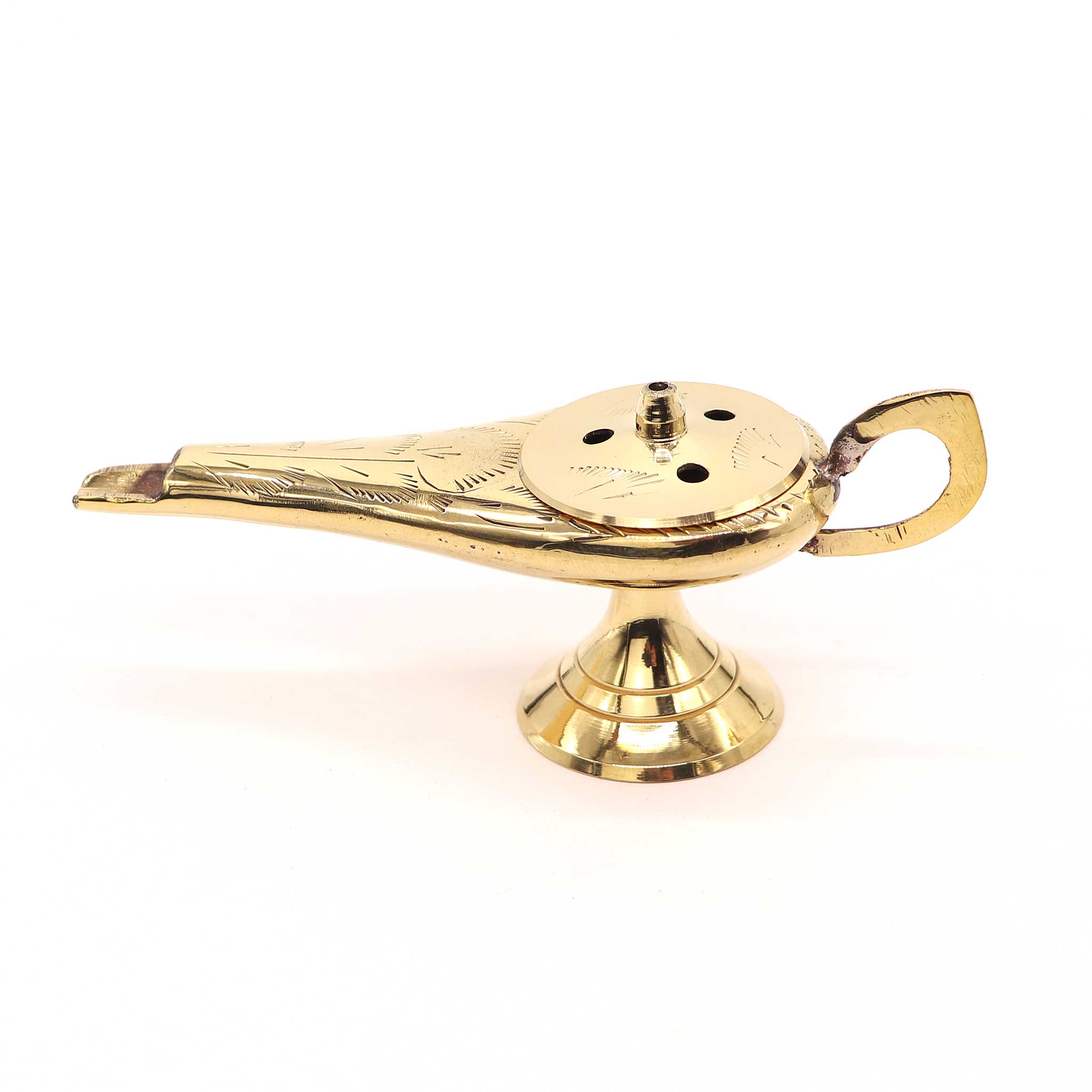 Brass Genie Lamp Incense Burner, 4