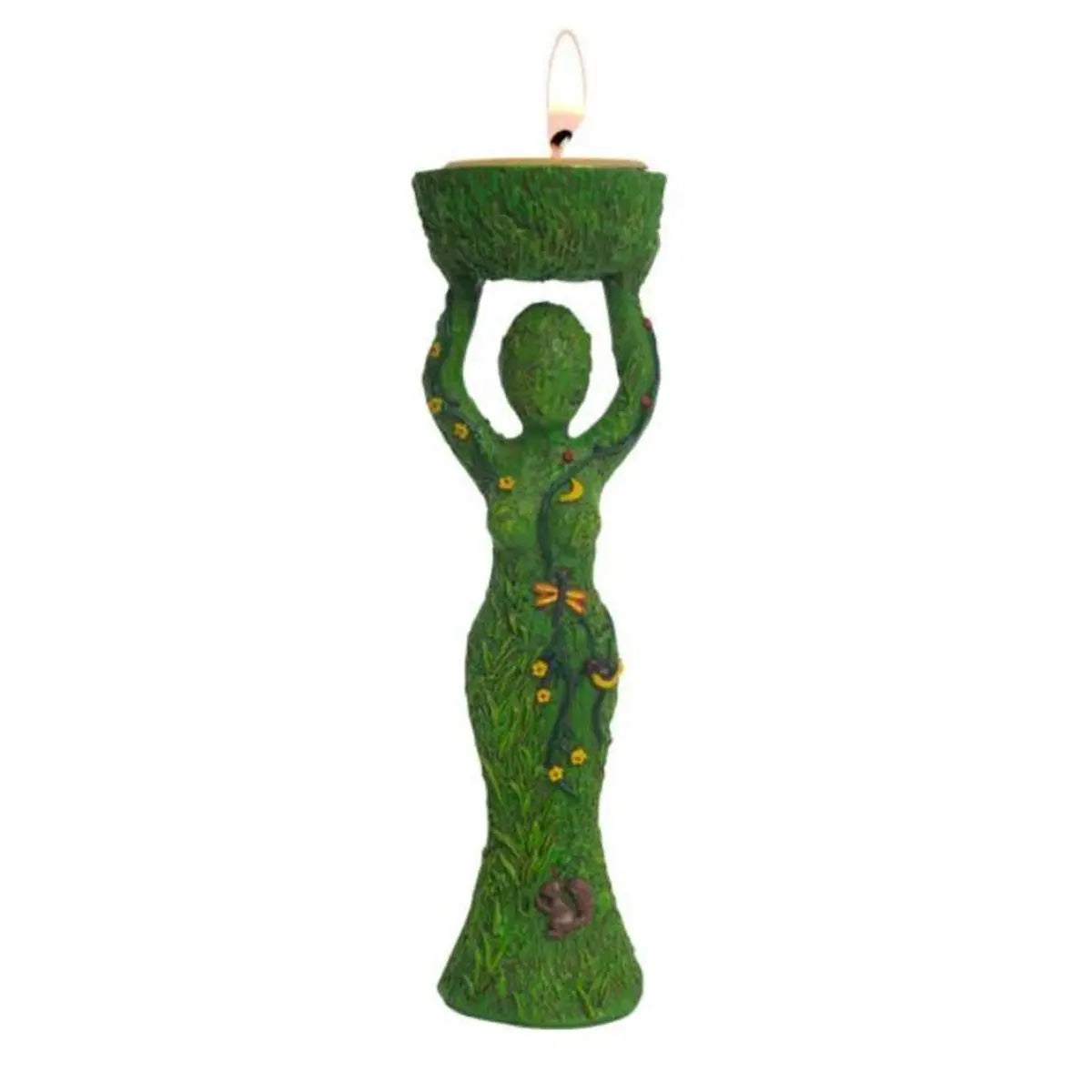 Tea Light Holder, Earth Goddess - 13 Moons